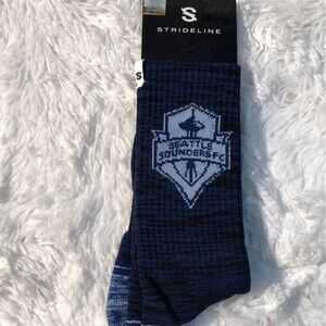Strideline Full Knit Men's MLS Crew Socks Seattle Sounders Blue